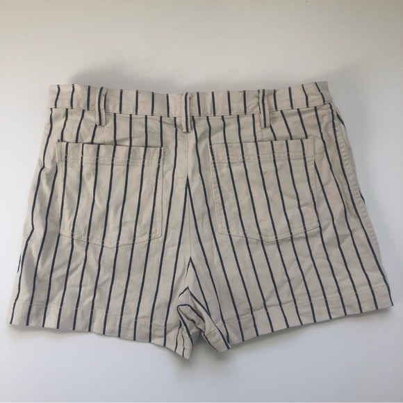 Madewell Emmett high rise button front striped shorts! - Picture 8 of 11